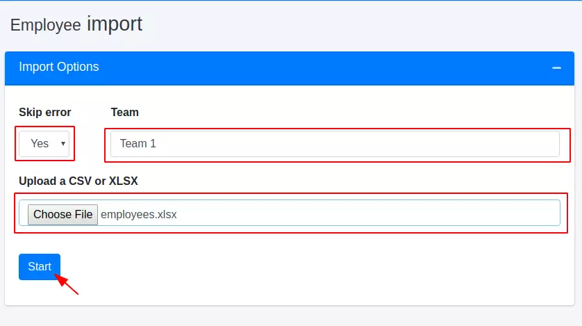 CSV/Excel Import