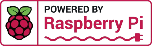 Power by Raspberry Pi